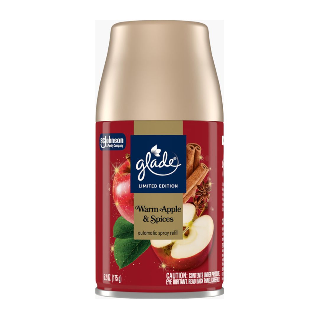 Glade® Warm Apple & Spices Automatic Spray Refill 6.2oz / 4