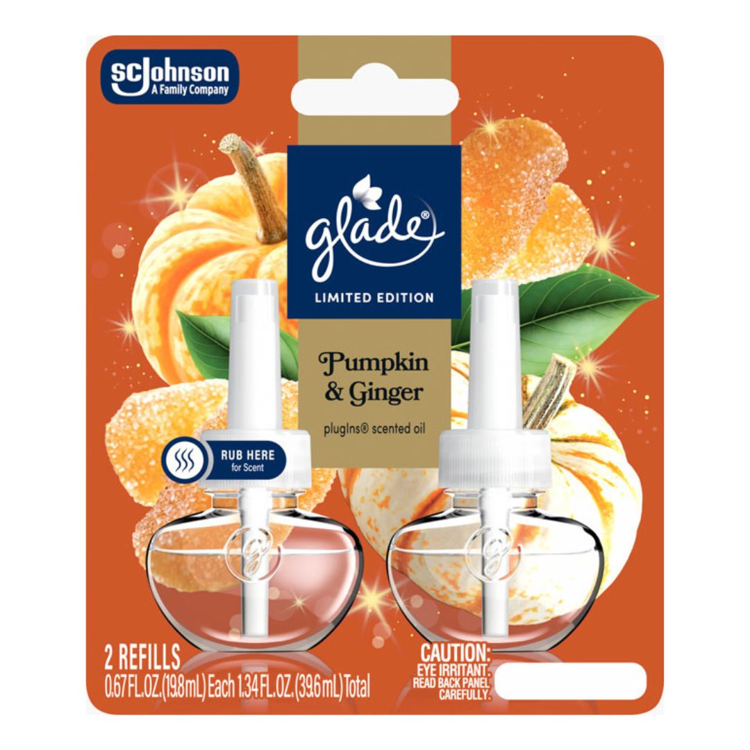 Glade® Pumpkin & Ginger PlugIns® Scented Oil Refills 1.34oz / 6