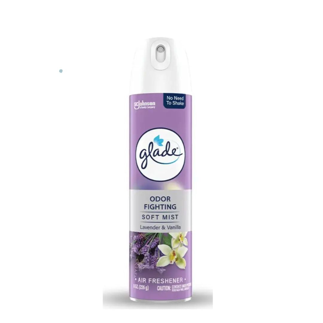 Glade Air Room Spray Tranquil Lavender & Aloe Vera 8.3 oz, 6 Pack
