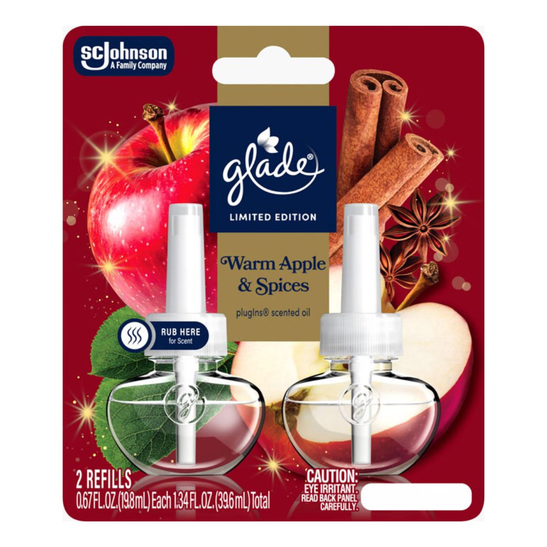 Glade® Warm Apples & Spices PlugIns® Scented Oil Refills 1.34oz / 6