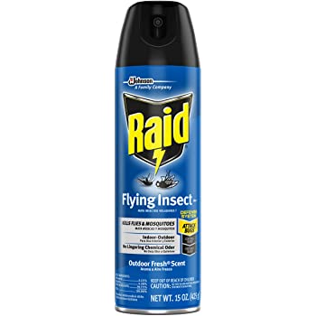 RAID Flying Insect Killer OUTDOOR INSECT 11 OZ x 12