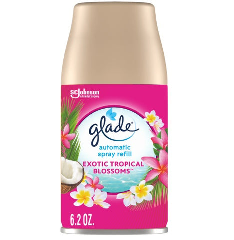 Glade Automatic Spray tropical blossoms Refill (6 x 6.2oz)