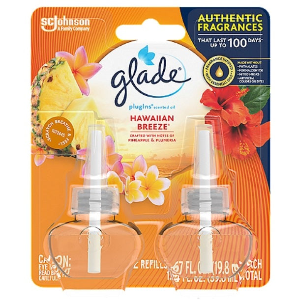 GLADE PLUG-IN HAWAIIAN BREEZE REFILL (6 x 1.34oz)