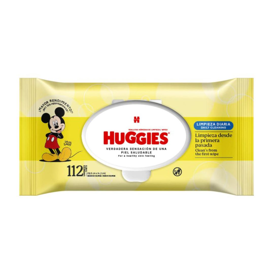 Huggies Daily Cleansing Disposable Baby Wipes - 112 / 12