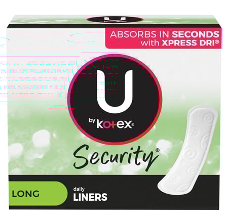 KOTEX-U LINER LONG REGULAR 90X5/CS