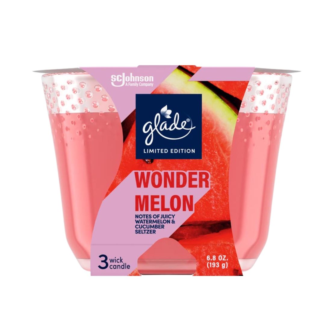 Glade® 3-Wick Candle Wonder Melon 6.8 oz / 3