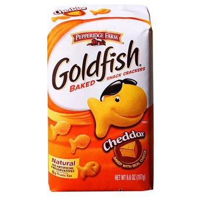 PEPPERIDGE FARM GOLD FISH CHEDDAR 6.6oz x 24Pck