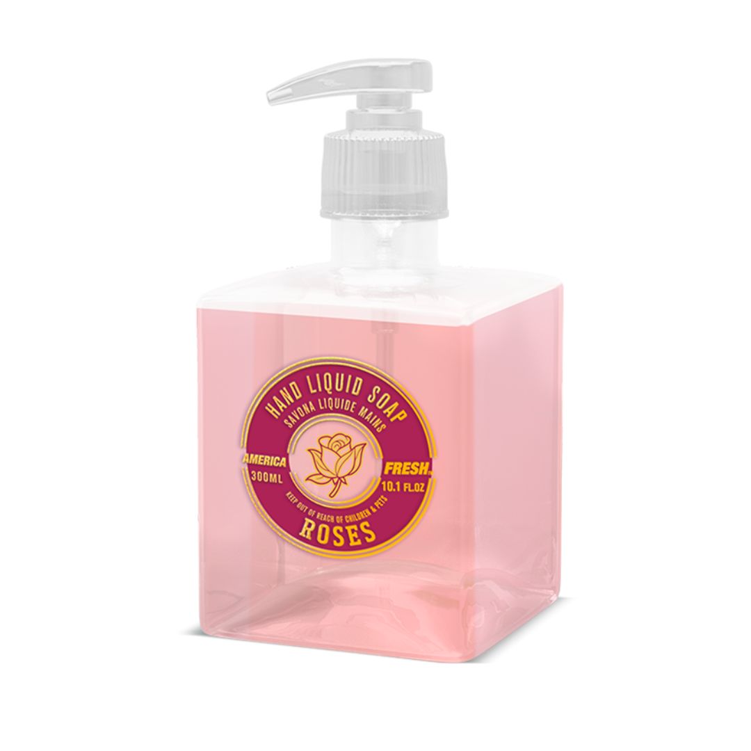 America Fresh HANDSOAP ROSES PINK 24 / 300ML