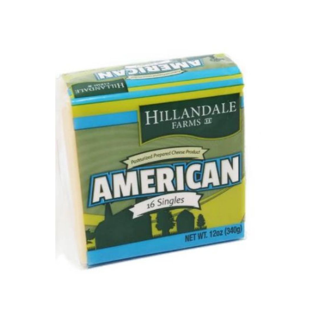 Hillandale Yellow Single Cheese 12 Oz / 12