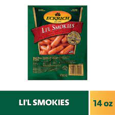 ECKRICH LI'L SMOKIES COCKTAIL SMOKED SAUSAGE 8 / 14 OZ