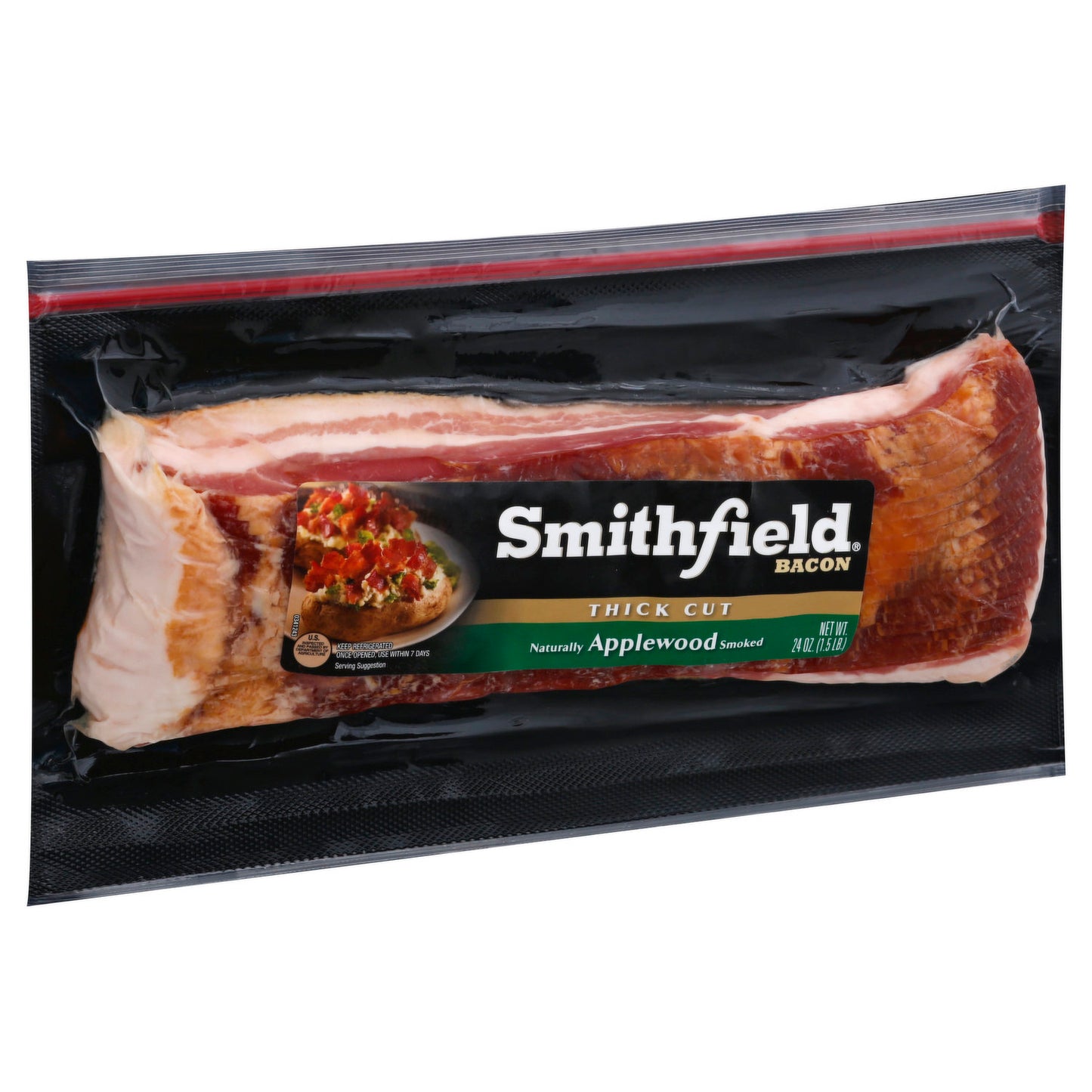 SMITHFIELD BACON APPLEWOOD SMOKED 24OZ