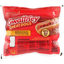 GWALTNEY GREAT DOGS CHICKEN FRANKS 16OZ