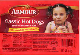 ARMOUR CLASSIC HOT DOGS 18 / 12OZ