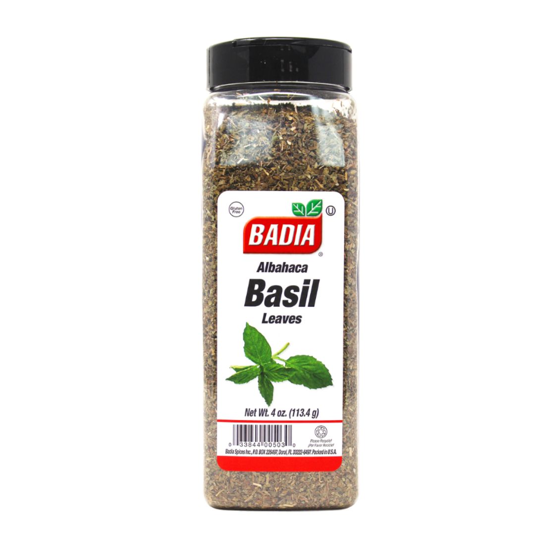 BADIA BASIL LEAVES WHOLE 6/4OZ