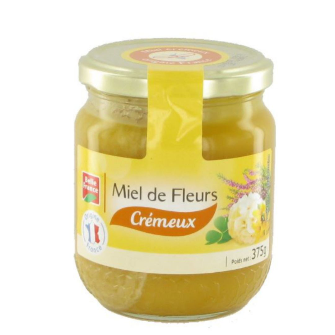 BELLE FRANCE MIEL CREMEUX DE FRANCE BOCAL 375 G