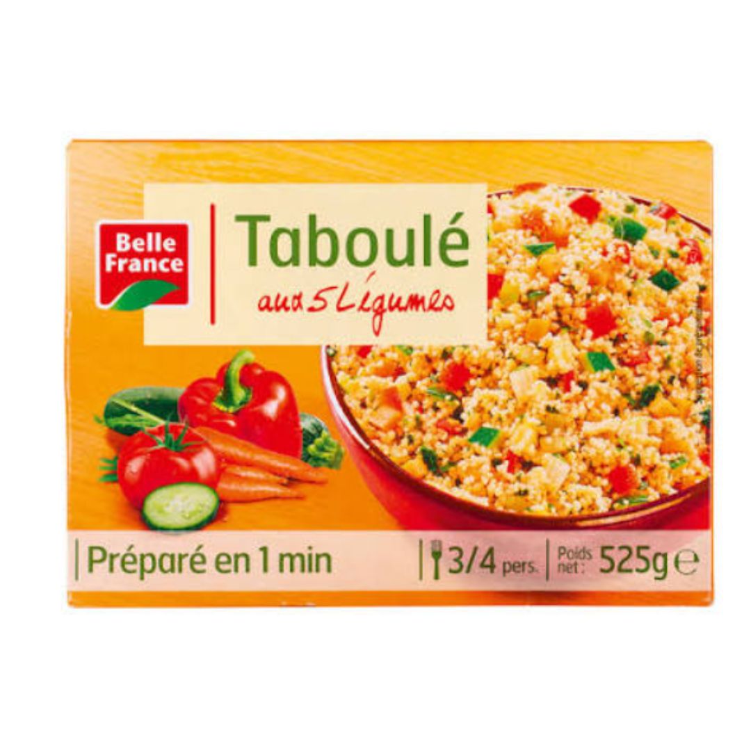 BELLE FRANCE TABOULE 5 LEGUMES 525GR READY TO EAT
