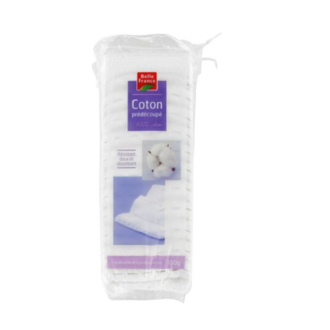 Belle France Pre-Cut Super Compacted Cotton Pouch 100g / 12