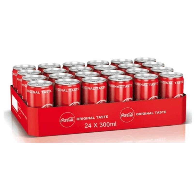 COKE CAN 300ML CAN / 24