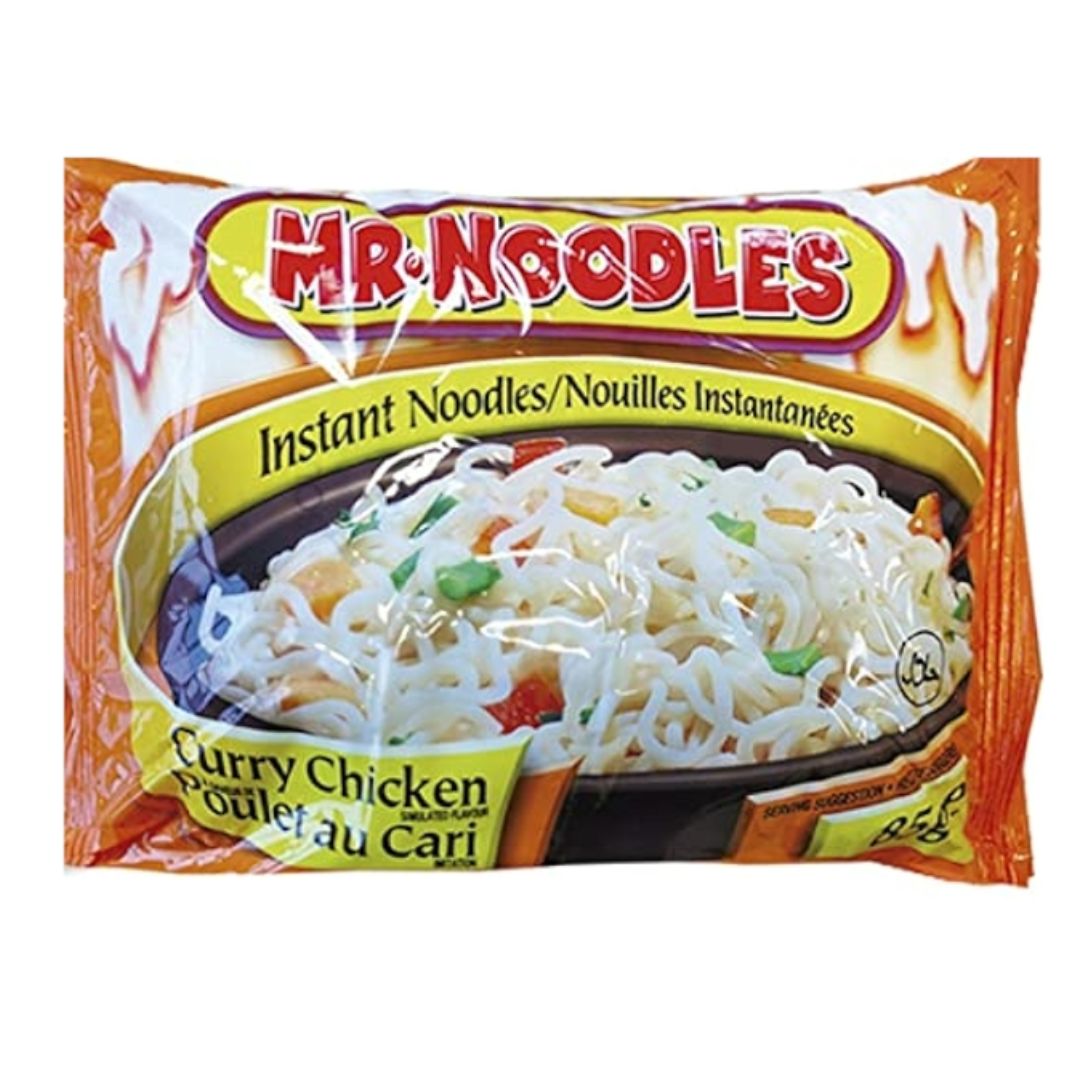 MR.NOODLES CHICKEN CURRY SIMULATED FLAVOUR 85GR / 24