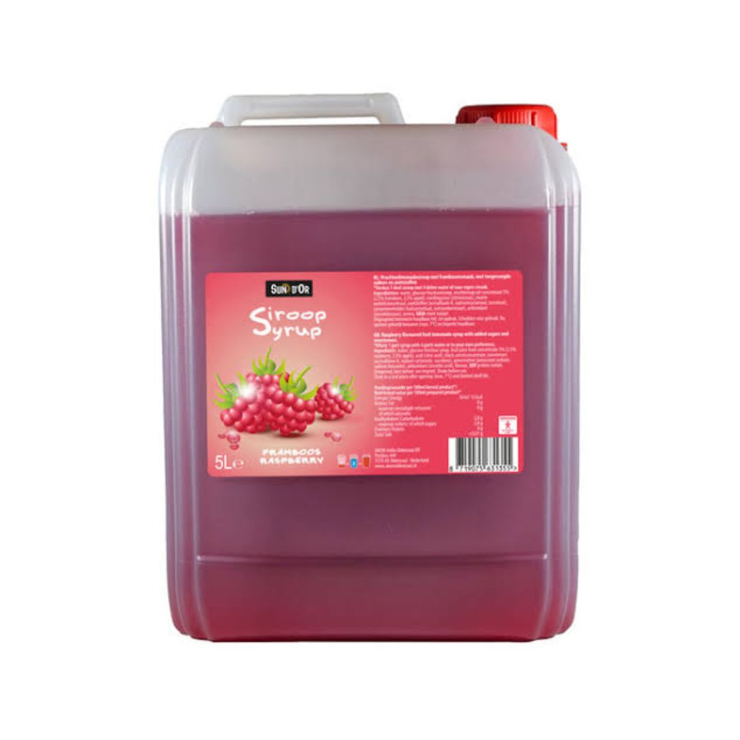 SUN DOR SYRUP RASPBERRY 5LT/1