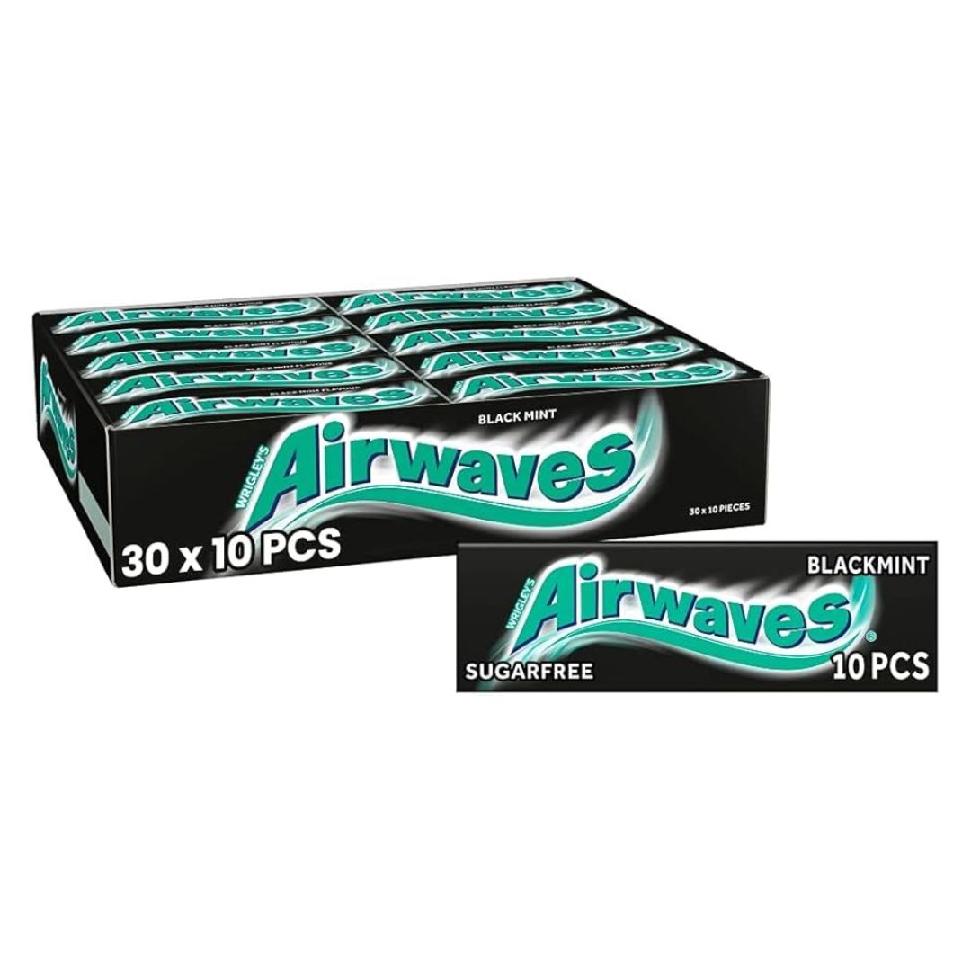 AIRWAVES BLACK MENTHOL 14G / 600