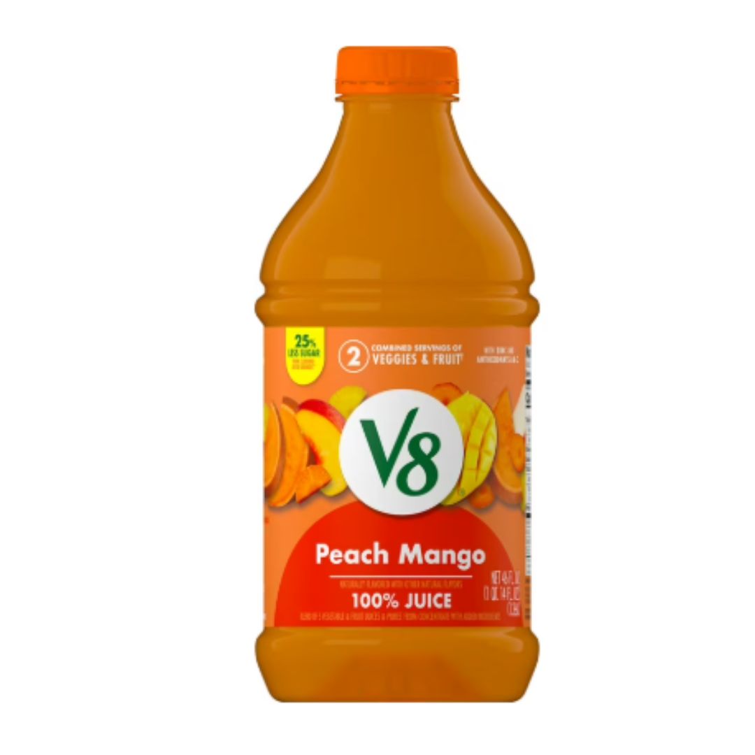 V8 PET FUSION PEACH MANGO 46OZ / 6