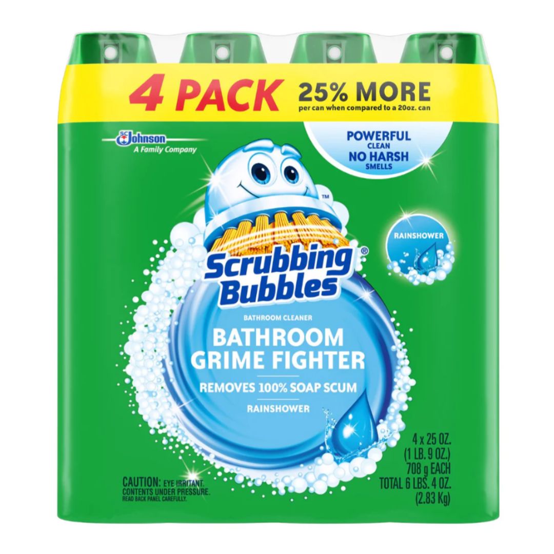 Scrubbing Bubbles 4 Pk. 25 oz. All Purpose Bathroom Cleaner Spray