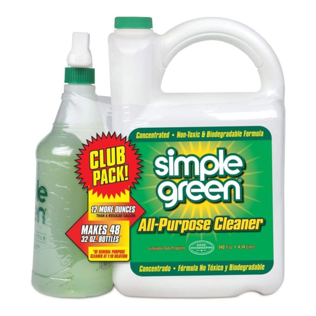 Simple Green All Purpose Cleaner 32oz Spray Bottle + 140oz