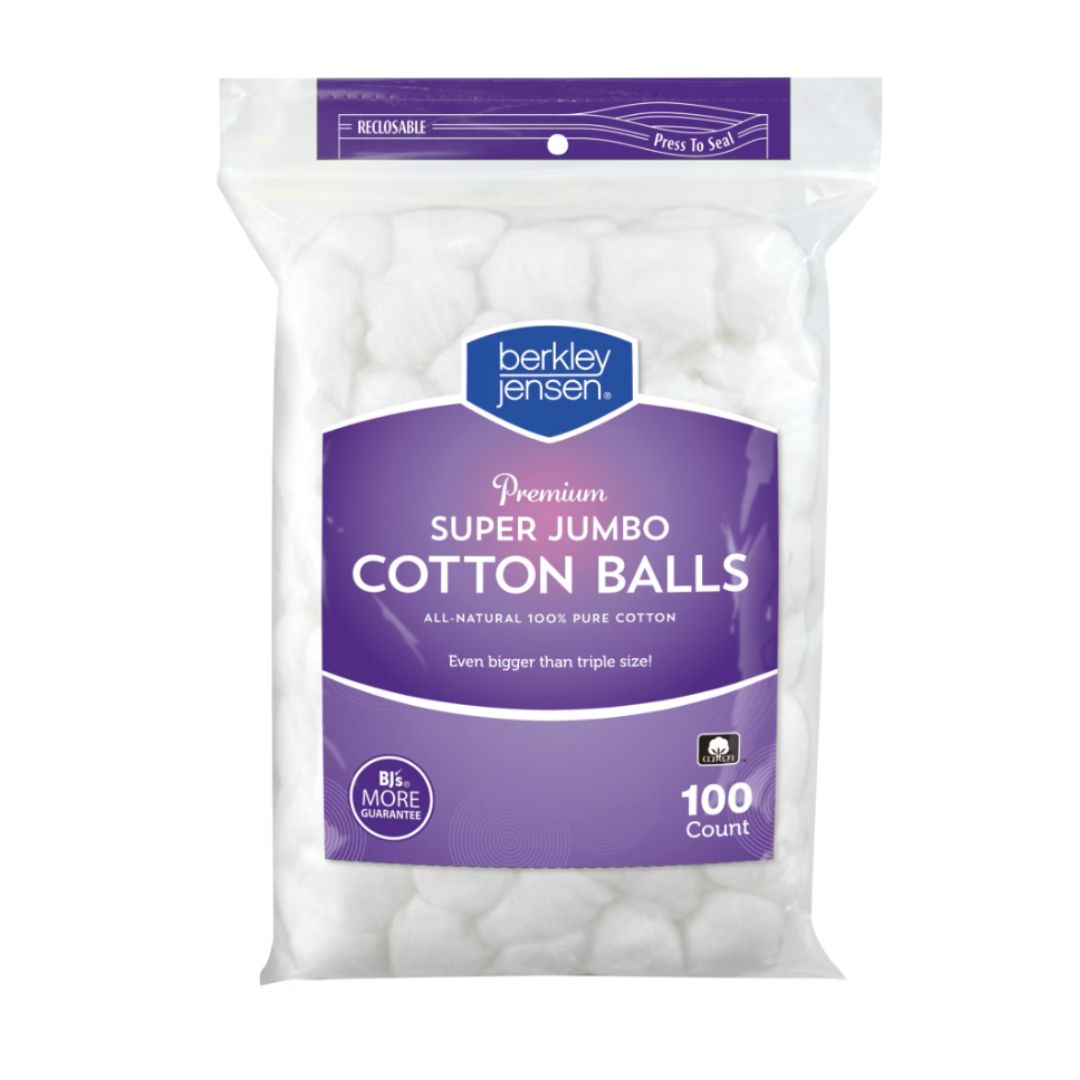 Berkley Jensen Super Jumbo Cotton Balls 100ct / 4