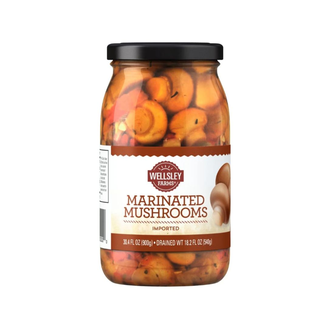 Wellsley Farms Marinated Mushrooms 30.4 oz.