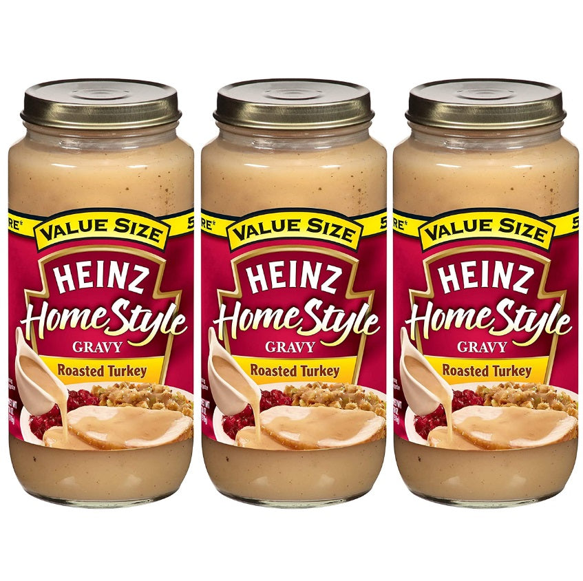 Heinz Value Size Homestyle Gravy Roasted Turkey (3 Pack, Total of 54oz