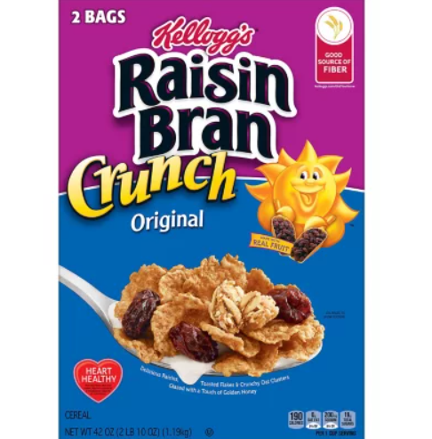 KELLOGS RAISIN BRAN CRUNCH 42Z / 1