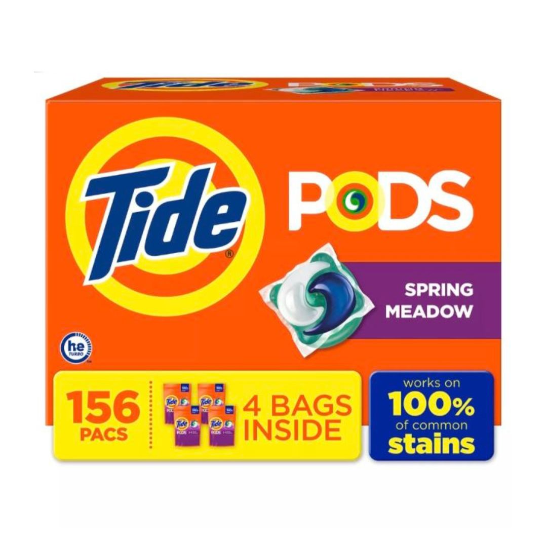 Tide PODS Laundry Detergent Pacs Spring Meadow 156 pods