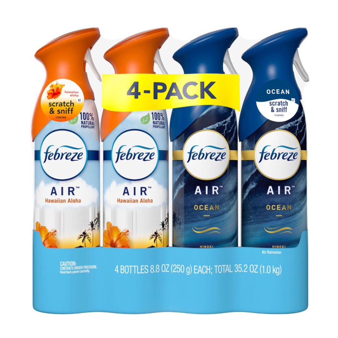 Febreze Air Effects Air Freshener Spray, 4 pk