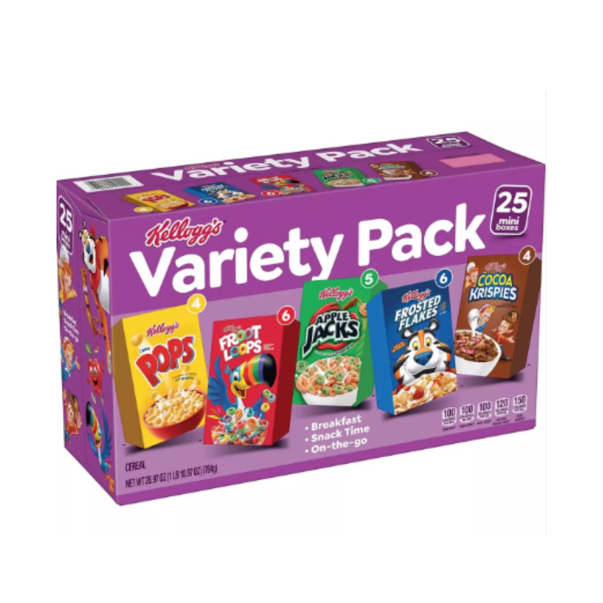 Kellogg's Assorted Breakfast Cereals (25 Pack)
