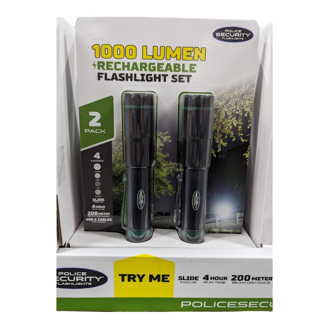 1000 lumen rechargable flashlights 2 PACK RECHARGEABLE FLASHLIGHT – Ever wondered how the the MH11 can run Mono Kit:100 Feet & 20 Copper Crimps Youth Snow Helmets