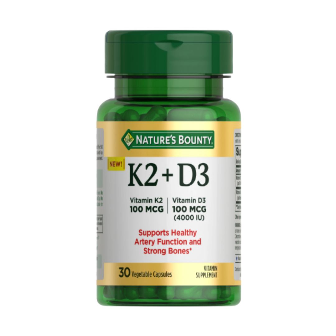 NATURE'S BOUNTY K2 + D3 90 CAPSULES