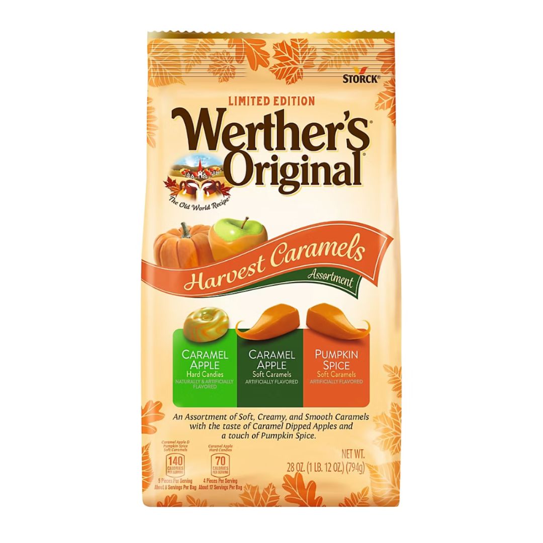 WERTHERS HARVEST BAG 28OZ