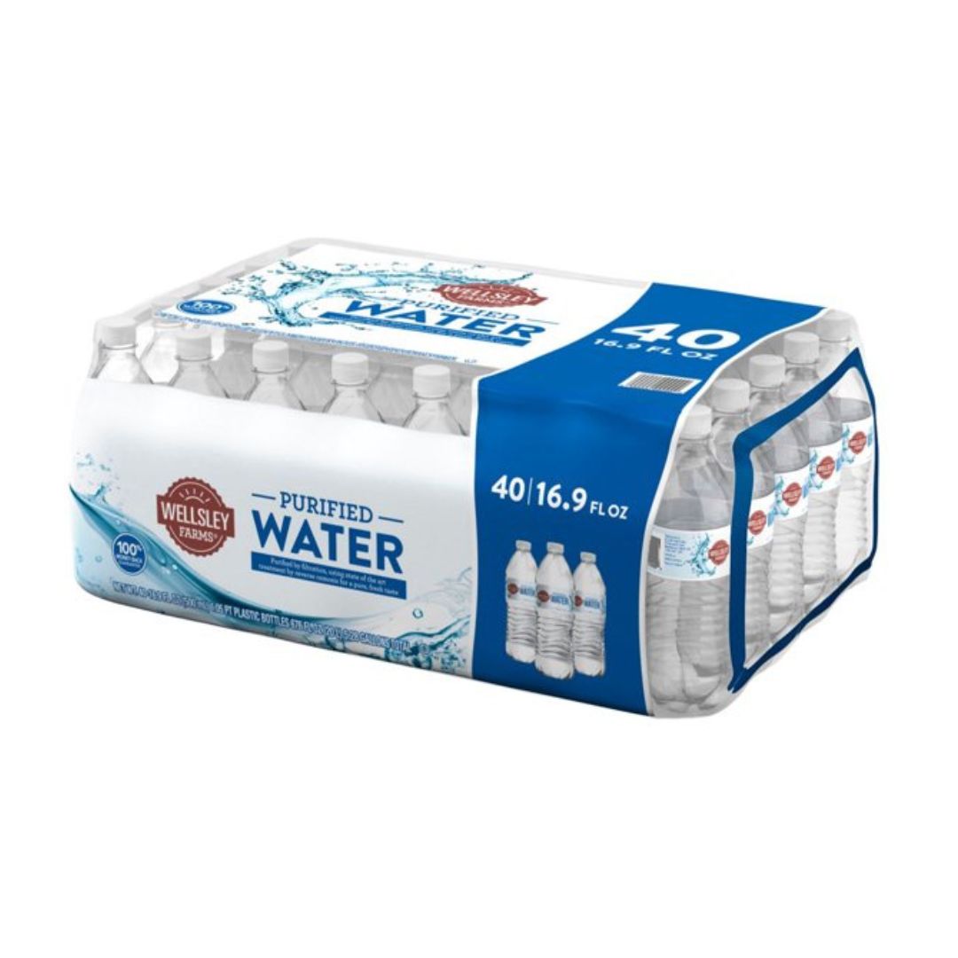 Wellsley Farms Purified Water, 40 pk./16.9 oz