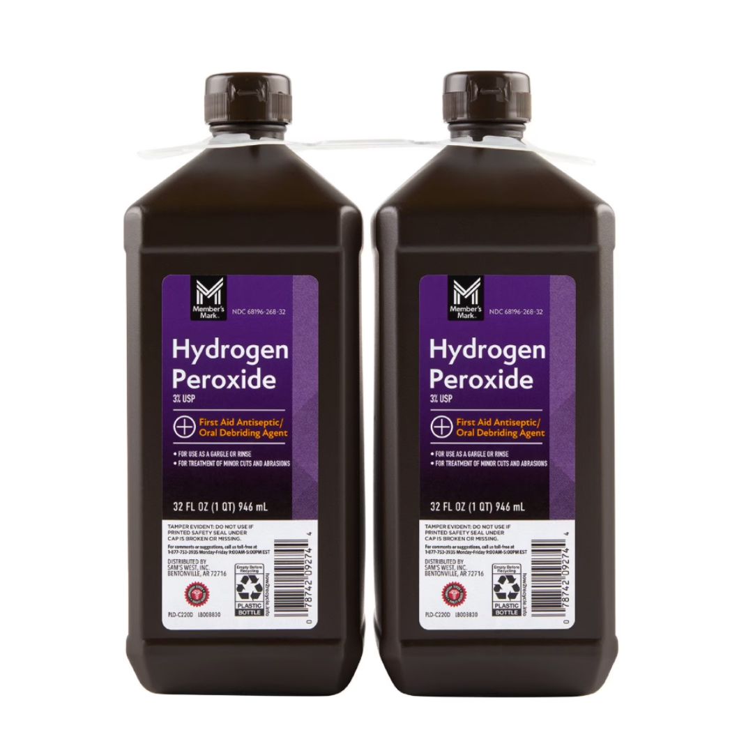 Member's Mark Hydrogen Peroxide 32 fl. oz, 2 pk