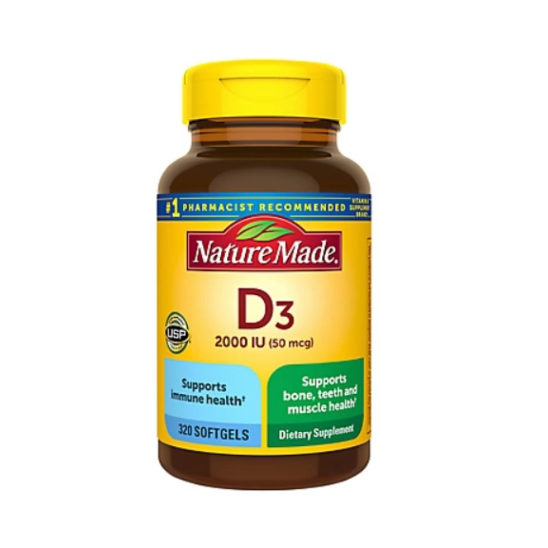 Nature Made Vitamin D3 Tablets, 1000 IU, 300 ct.