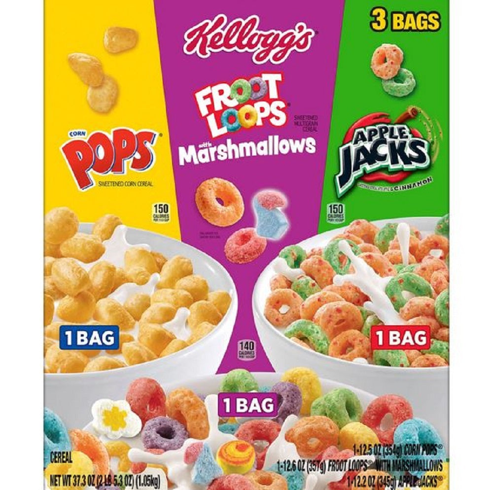 KELLOGS TRI FUN CEREAL 37.3OZ / 1