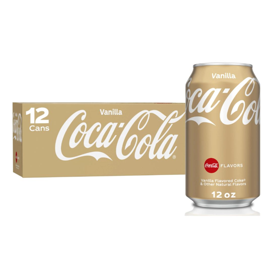COCA COLA VAINILLA CANS 12X2 PACK