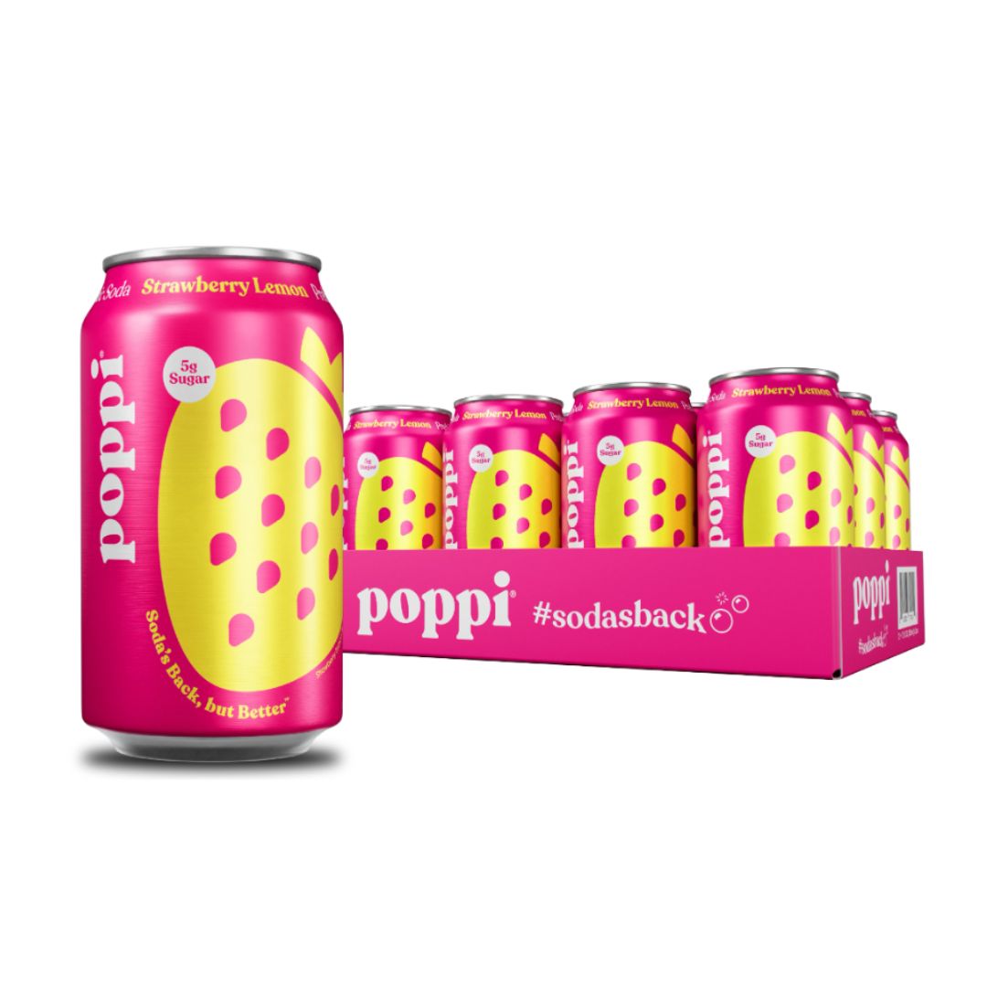 POPPI STRAWBERRY LEMONADE 12OZ / 12