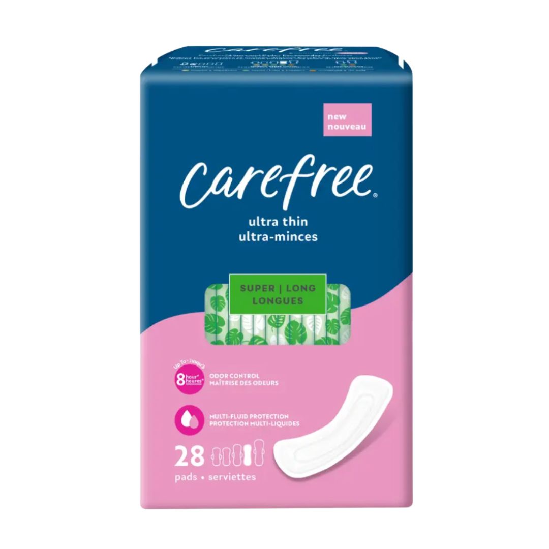 CareFree Ultra thin Super long with WINGS 28ct / 3