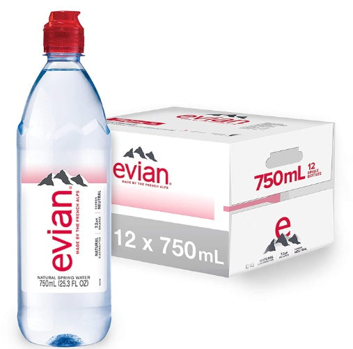 EVIAN WATER 750ml / 12