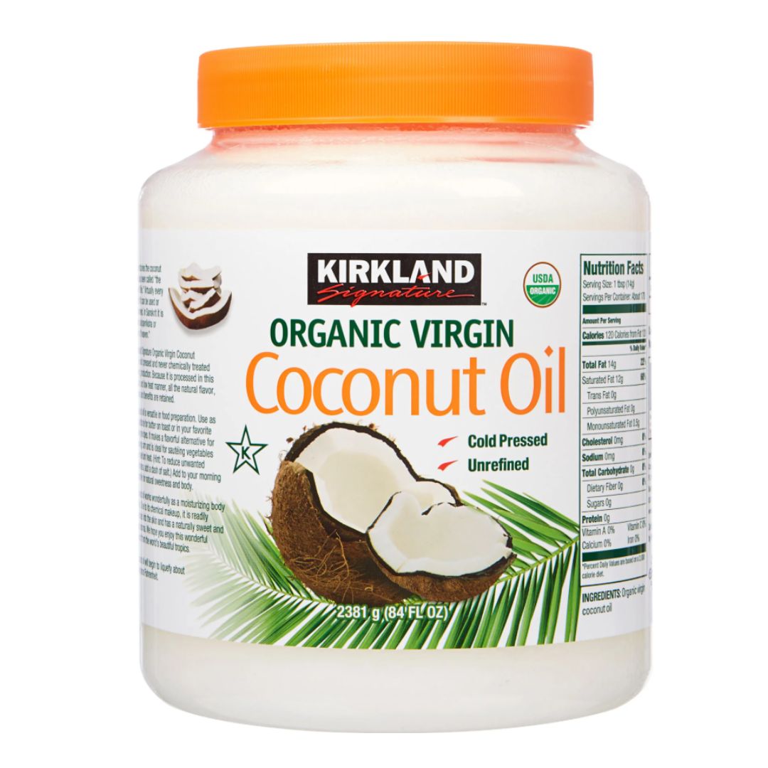 KIRKLAND SIGNATURE ORGANIC COCONUT OIL 84OZ