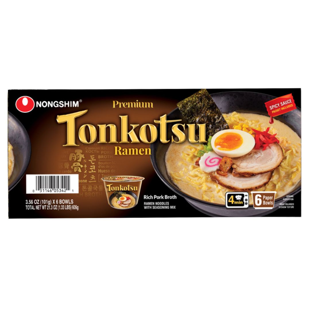 NONGSHIM TONKOTSU RAMEN 3.56OZ / 6CT