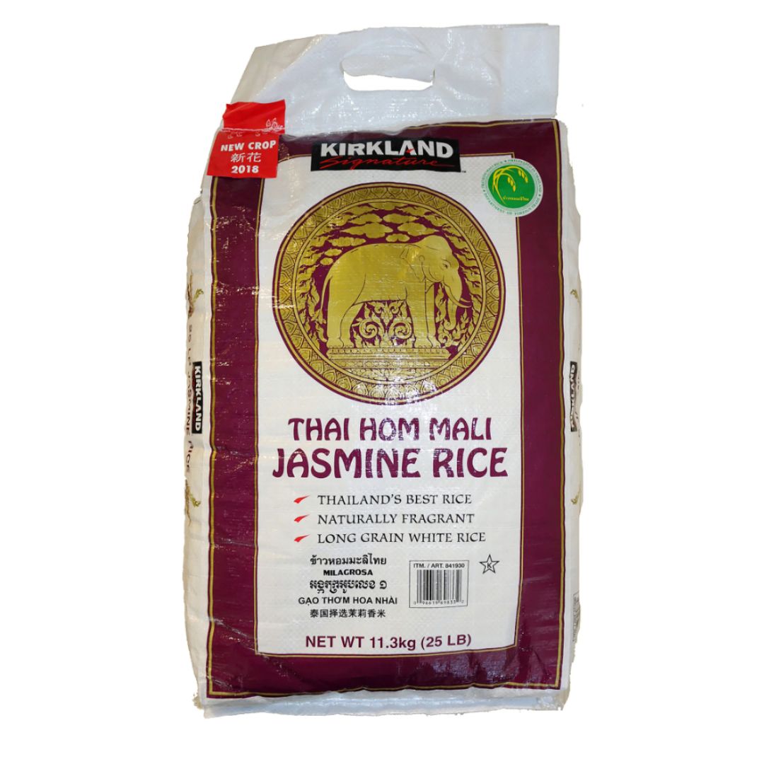 KIRKLAND THAI JASMINE RICE 25LBS