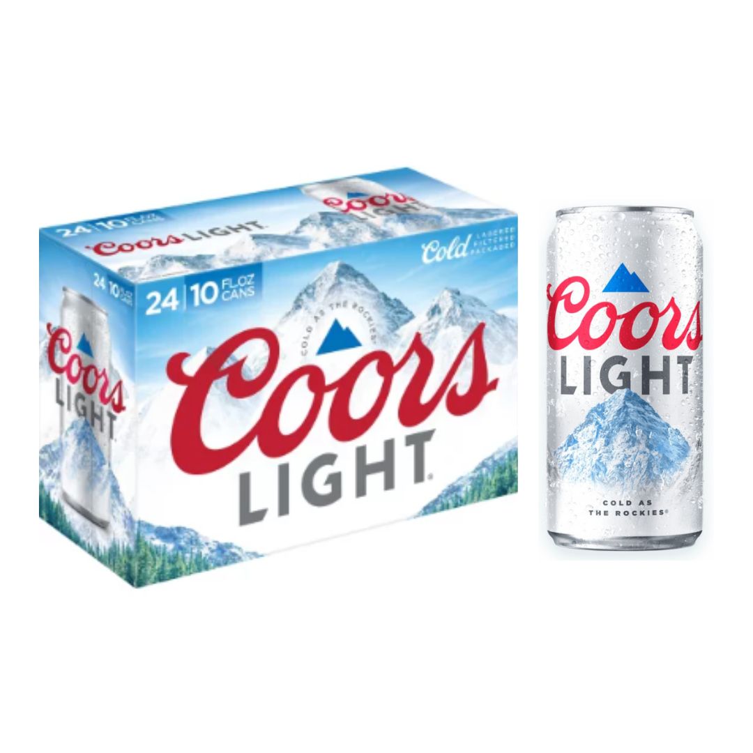 COORS LIGHT CANS 10OZ / 24